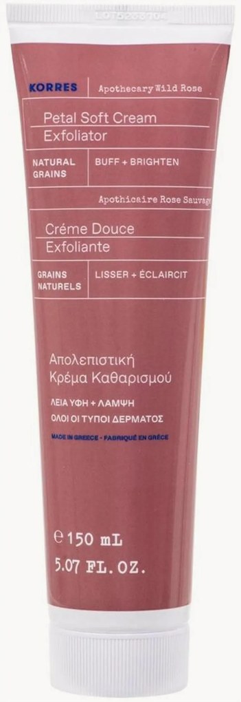 Creme esfoliante suave Apothecary Wild Rose
