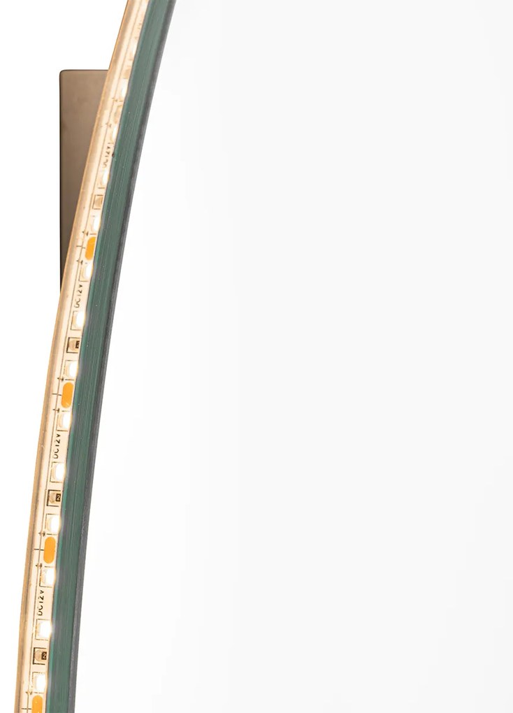 Espelho de design para casa de banho 40 cm com LED IP44 - Biba