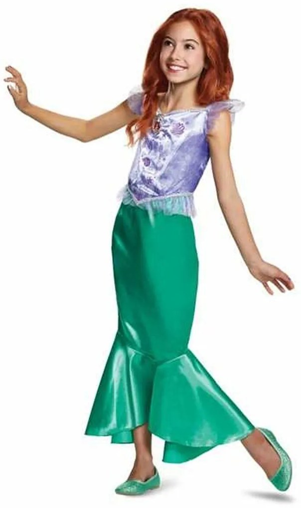 Fantasia para Crianças Princesses Disney Ariel 5-6 Anos