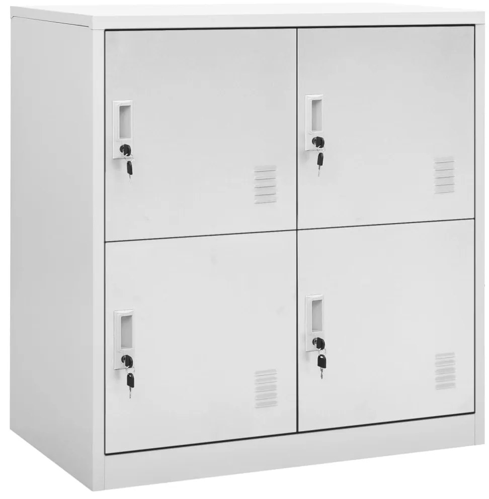 336432 vidaXL Cacifo 90x45x92,5 cm aço cinzento-claro