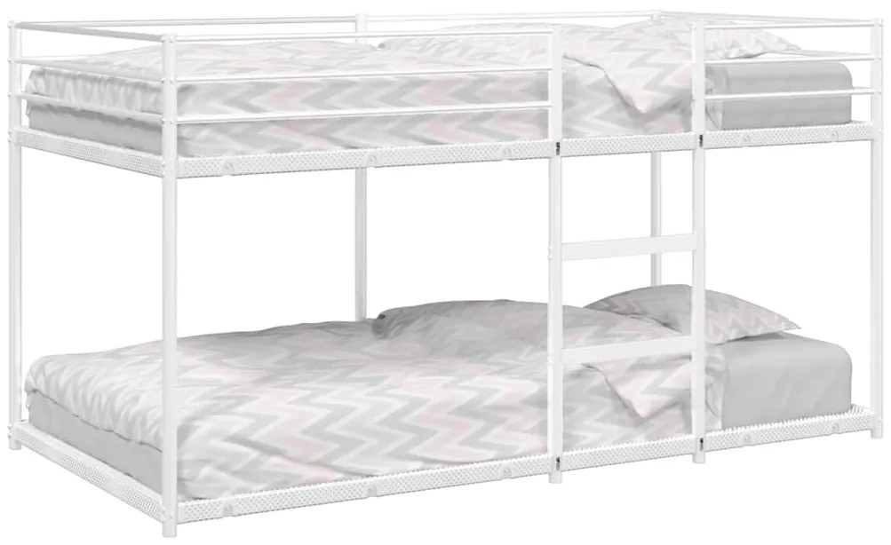 Beliche sem colchão 80x200 cm aço branco