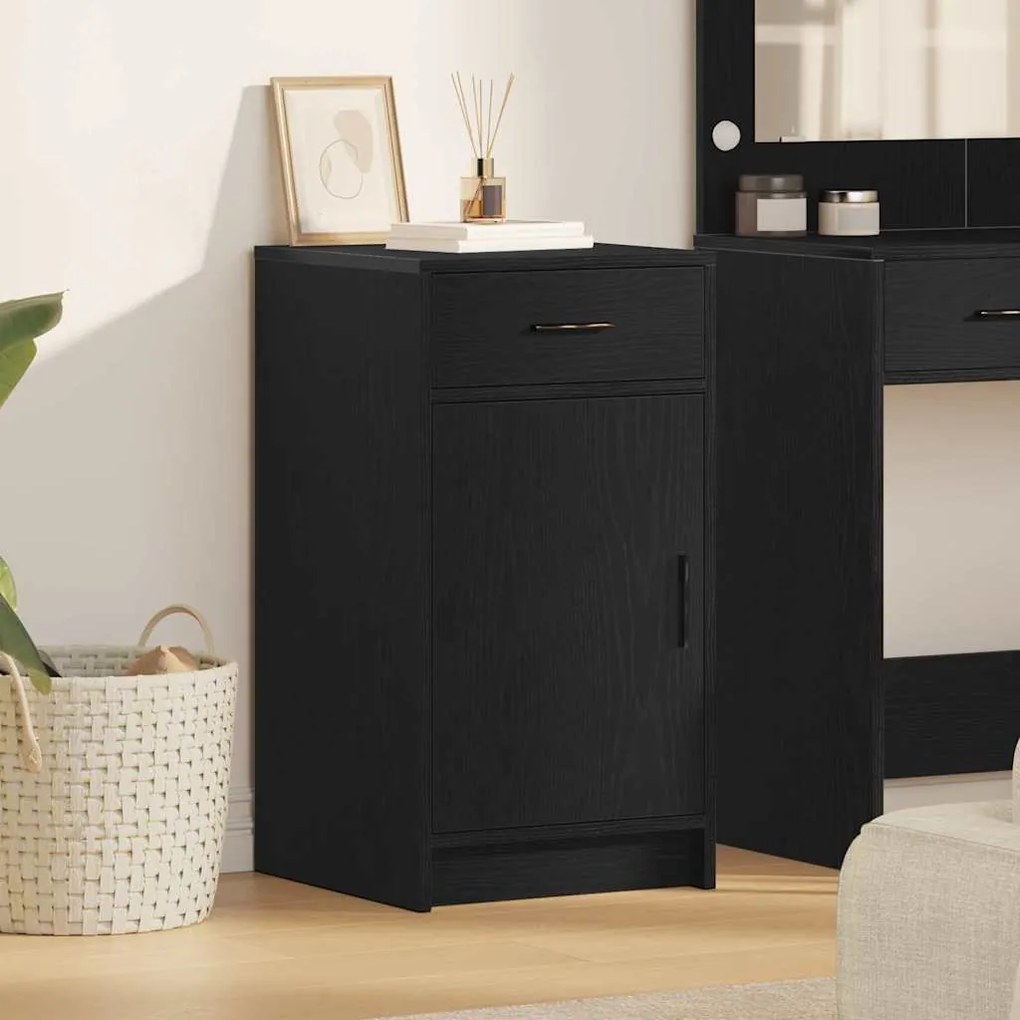vidaXL Buffet Carvalho preto 40 x 40,5 x 75 cm Madeira processada