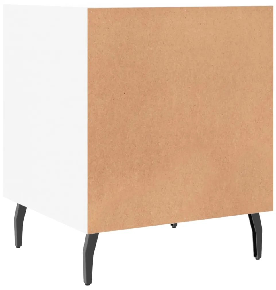 Mesa cabeceira 40x40x50 cm derivados de madeira branco