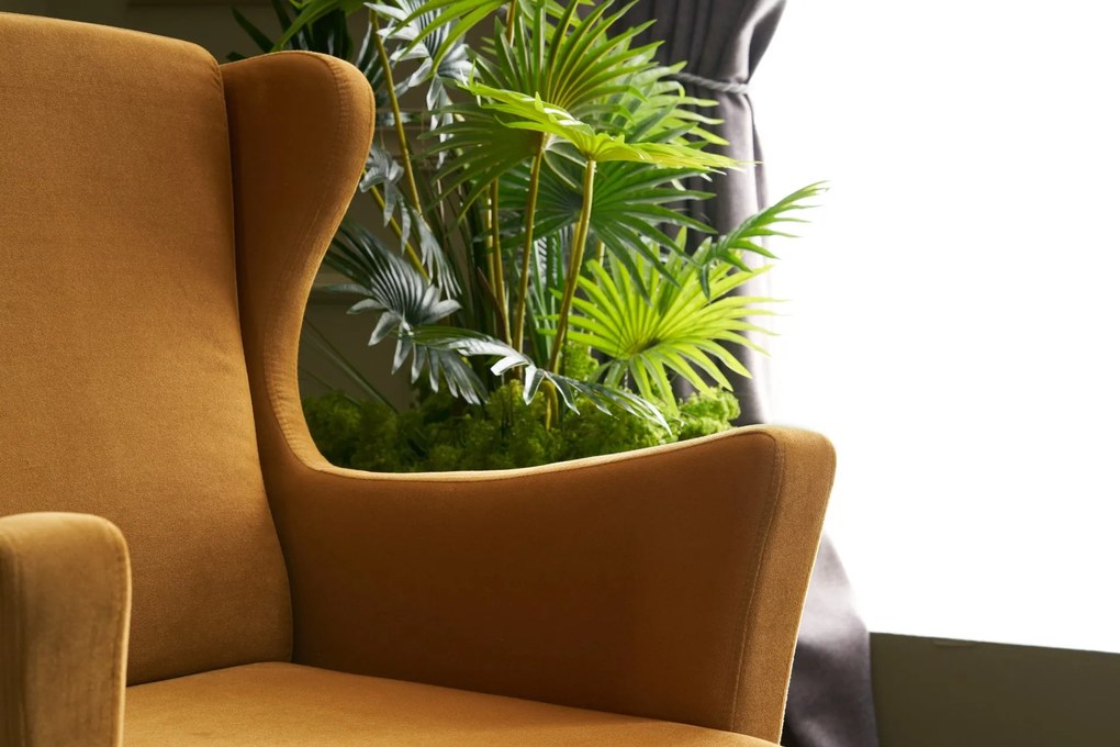 Cadeirão Lola – Dourado – 77x98x80 cm