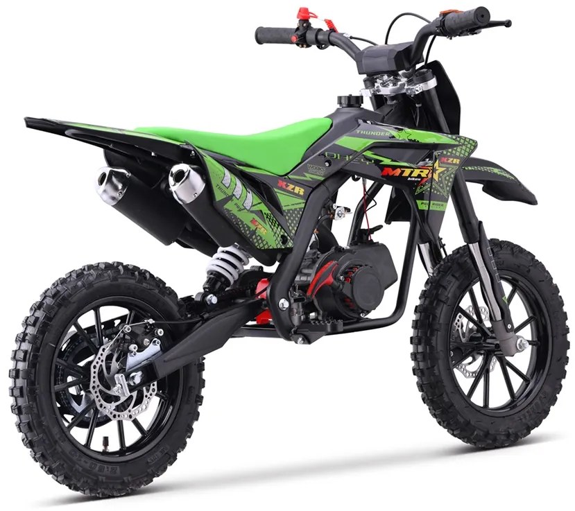 Mini Moto Infantil Gasolina 50 CC MTR Minicross XZR 2025 C/ Limitador Verde