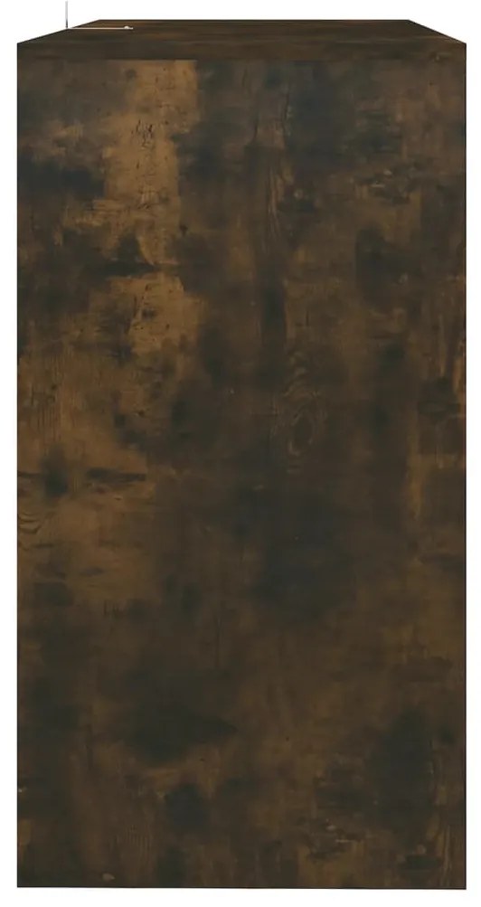 Mesa consola 89x41x76,5 cm derivados de madeira carvalho fumado