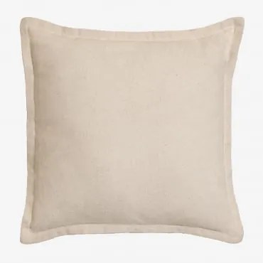 Almofada Quadrada 40x40 Cm Em Algodão Kerpen Beige Creme - Sklum