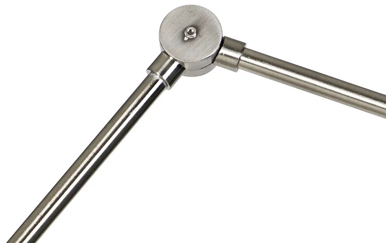 Candeeiro de pé braço em aço - Editor Moderno