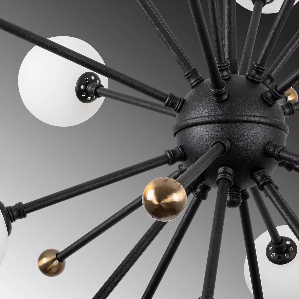 Chandelier Cavud – Preto – 60 x 60 x 68 cm