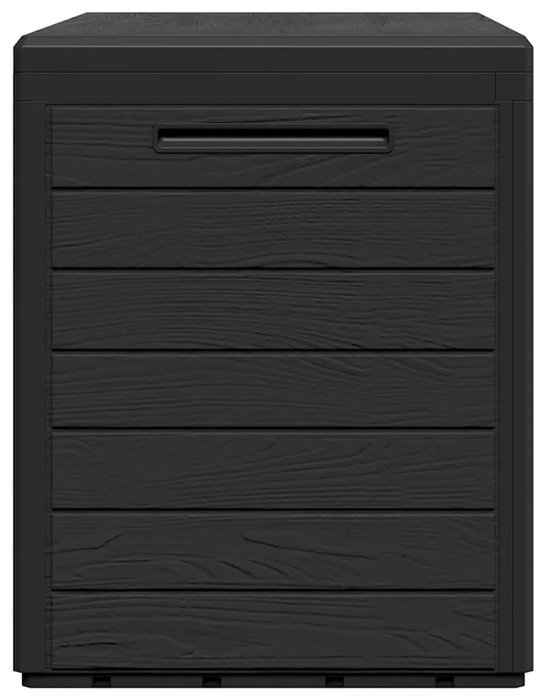 Caixa de arrumação de jardim 78x44x55 cm antracite
