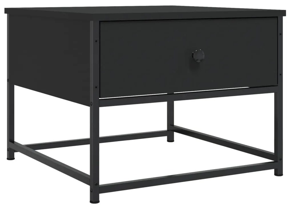 Mesa de centro 51x51x40 cm derivados de madeira preto