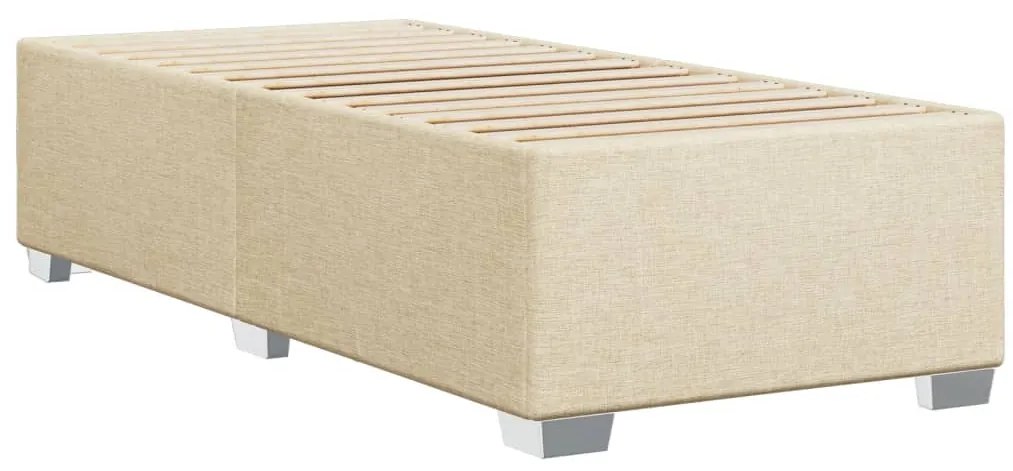 Cama com molas/colchão 90x200 cm tecido cor crème
