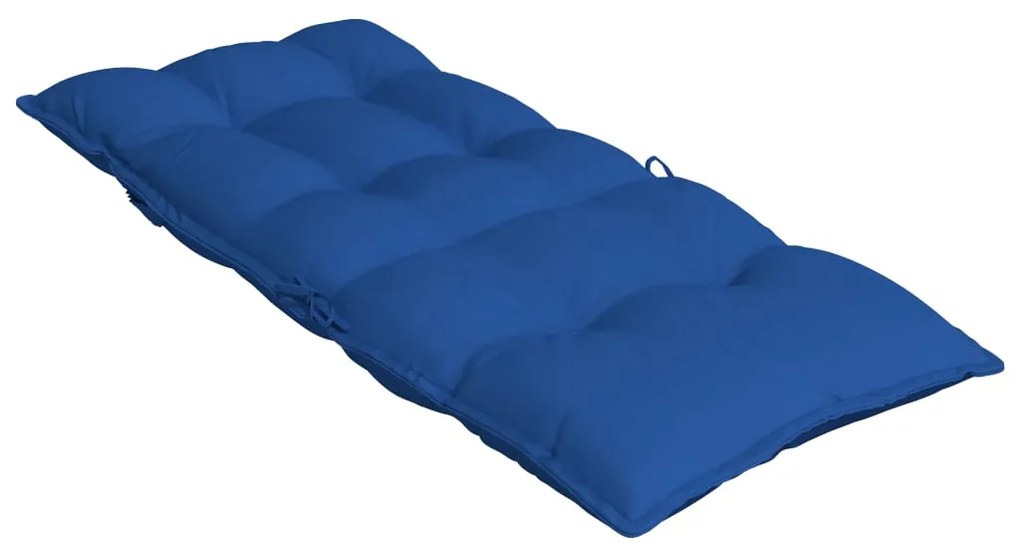Almofadões cadeira encosto alto 2 pcs tecido oxford azul real