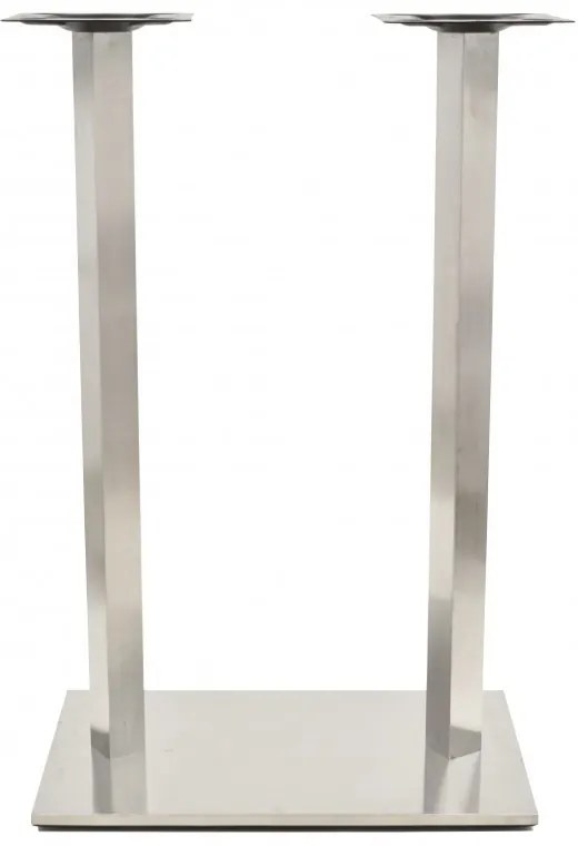 Pernas de Mesa Bar, Restaurante, Café, Esplanada Conjunto de 2 Bases de mesa IPANEMA, aço inoxidável, base de 70 x 40 cms, altura 110 cms