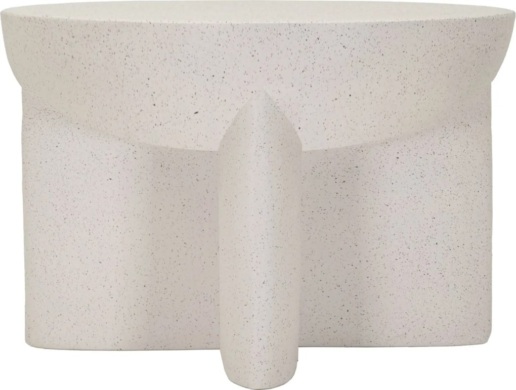 MESA DE APOIO Ø 63,8X42,5 CM CREME