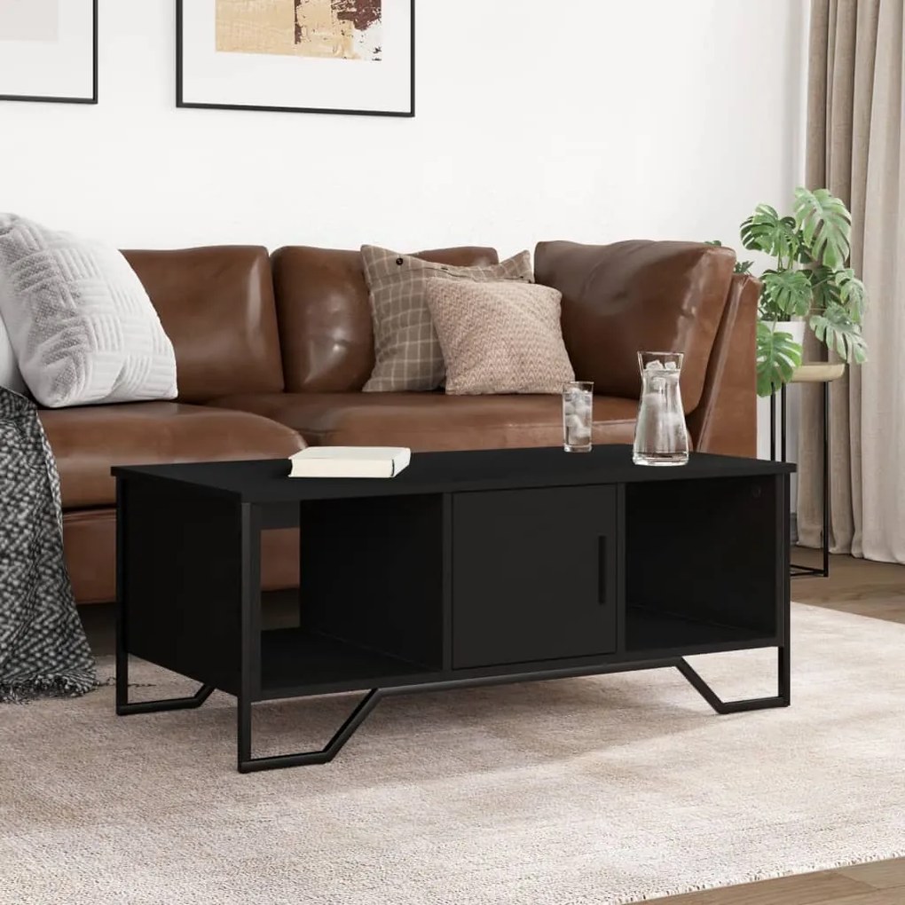 Mesa de centro 100x51x40 cm derivados de madeira preto