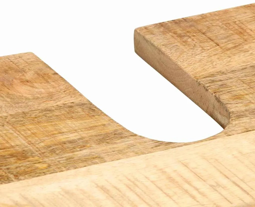 Conjunto de Móveis para Banheiro 3 pcs Madeira de manga maciça