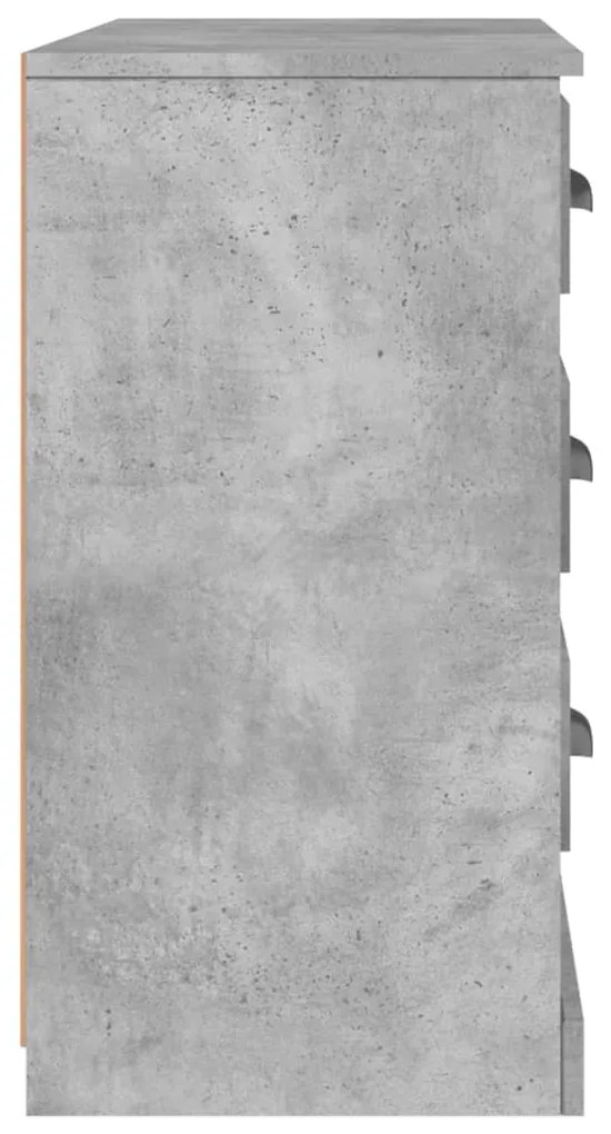 Aparador 104,5x35,5x67,5 cm derivados de madeira cinza cimento
