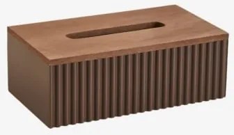 Caixa De Lenços Em Mdf Garleia Castanho Chocolate - Sklum