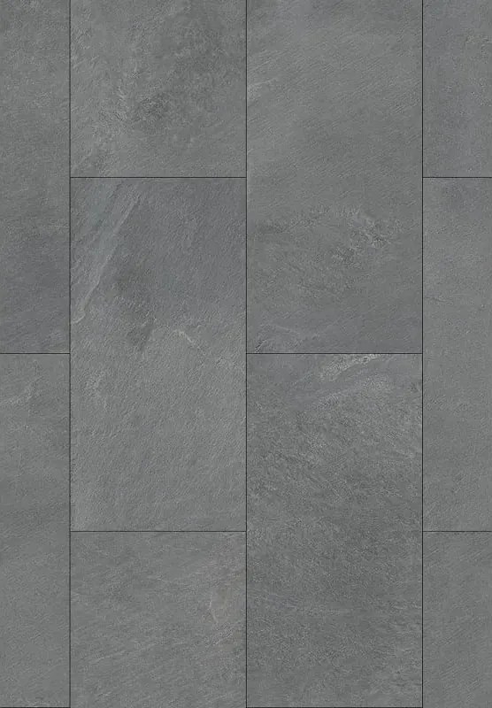 Mexen Grey Dark painéis vinílicos 610 x 305 mm LVT Dryback 2,5 mm, base em PVC, 4 V-Fuga, Pedra - F1459-0610-305-255-4V1-01