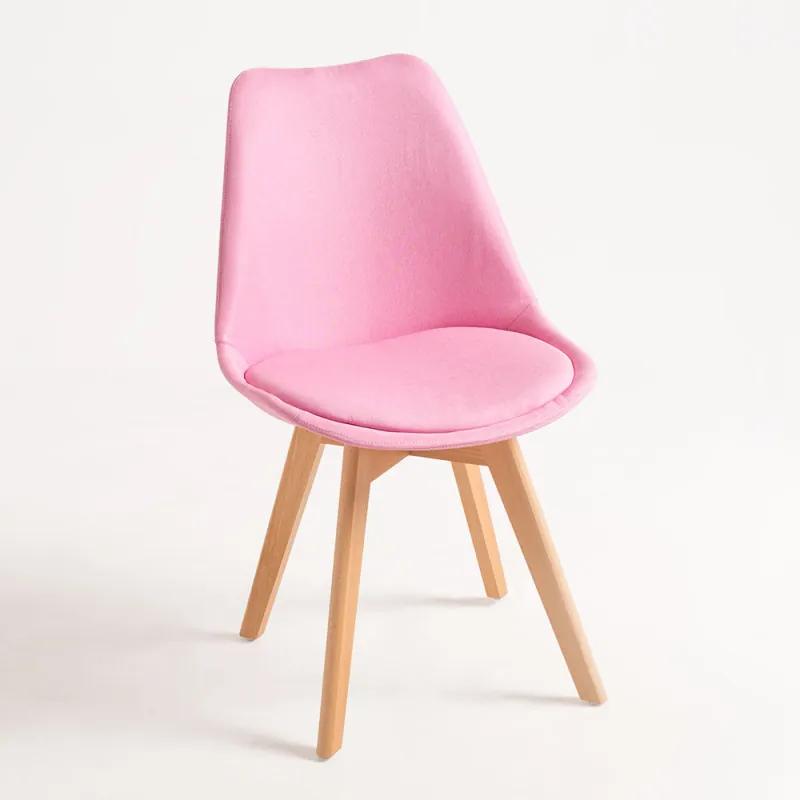 Cadeira Synk Tecido - Rosa