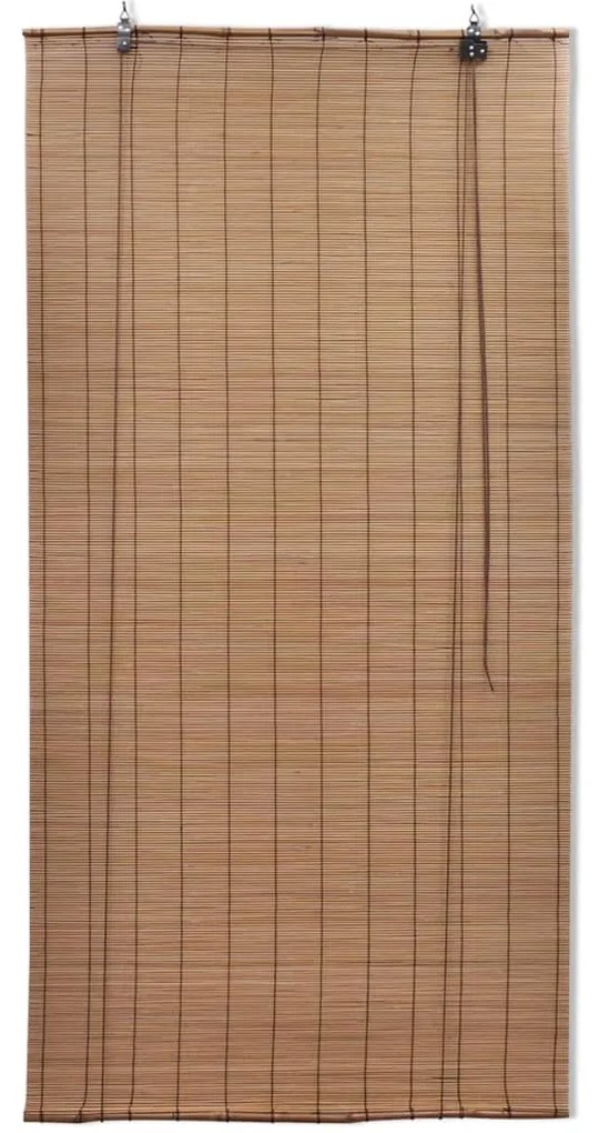 Estore de enrolar 100x220 cm bambu castanho