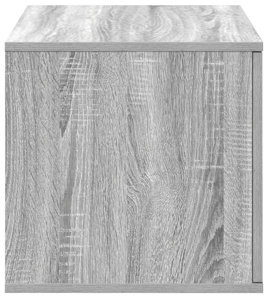 Armário de Armazenamento vidaXL Cinza Sonoma 127x41x40 cm Madeira Estr