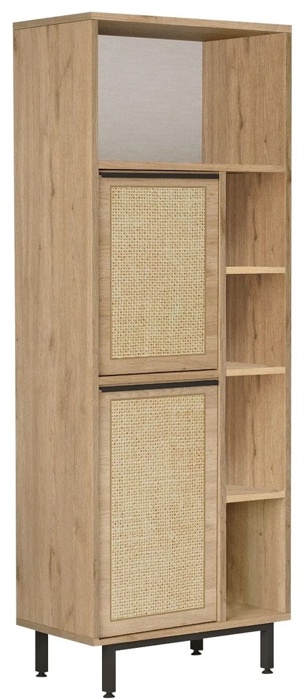 Multi Purpose Cabinet ON10B – Walnut Oak – 160 cm x 45,1 cm x 35,5 cm
