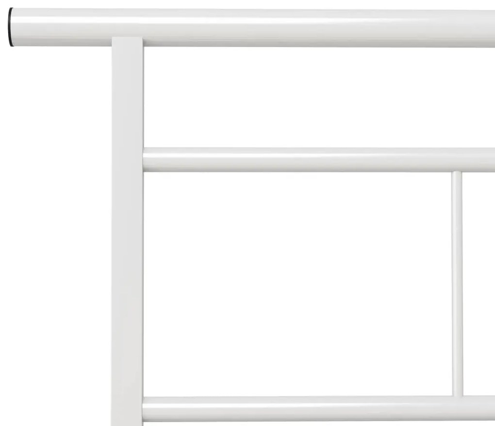 Estrutura de cama metal 90x200 cm branco