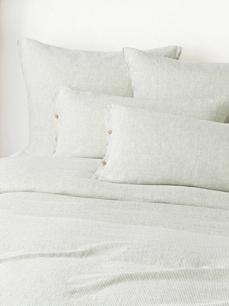 Capa de edredão em linho lavado Rinna