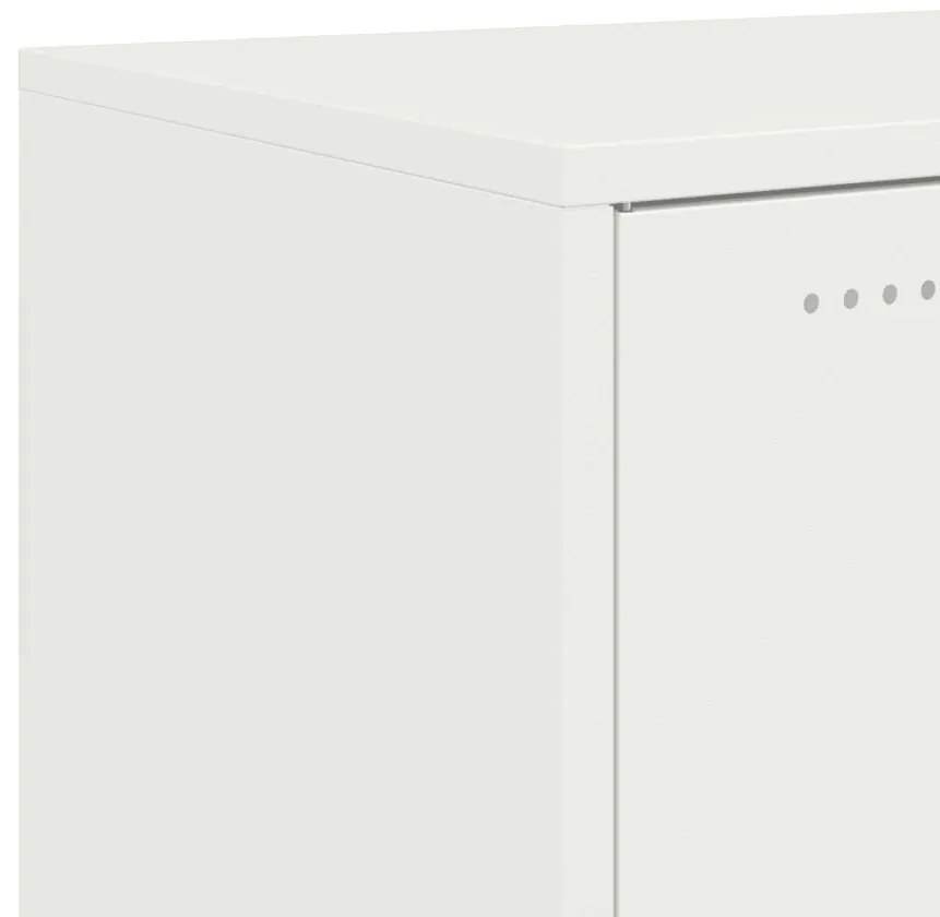 Aparador 100,5x39x72 cm aço branco