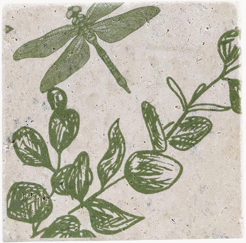 Bases para copos Dragonfly & Flora, conjunto de 4