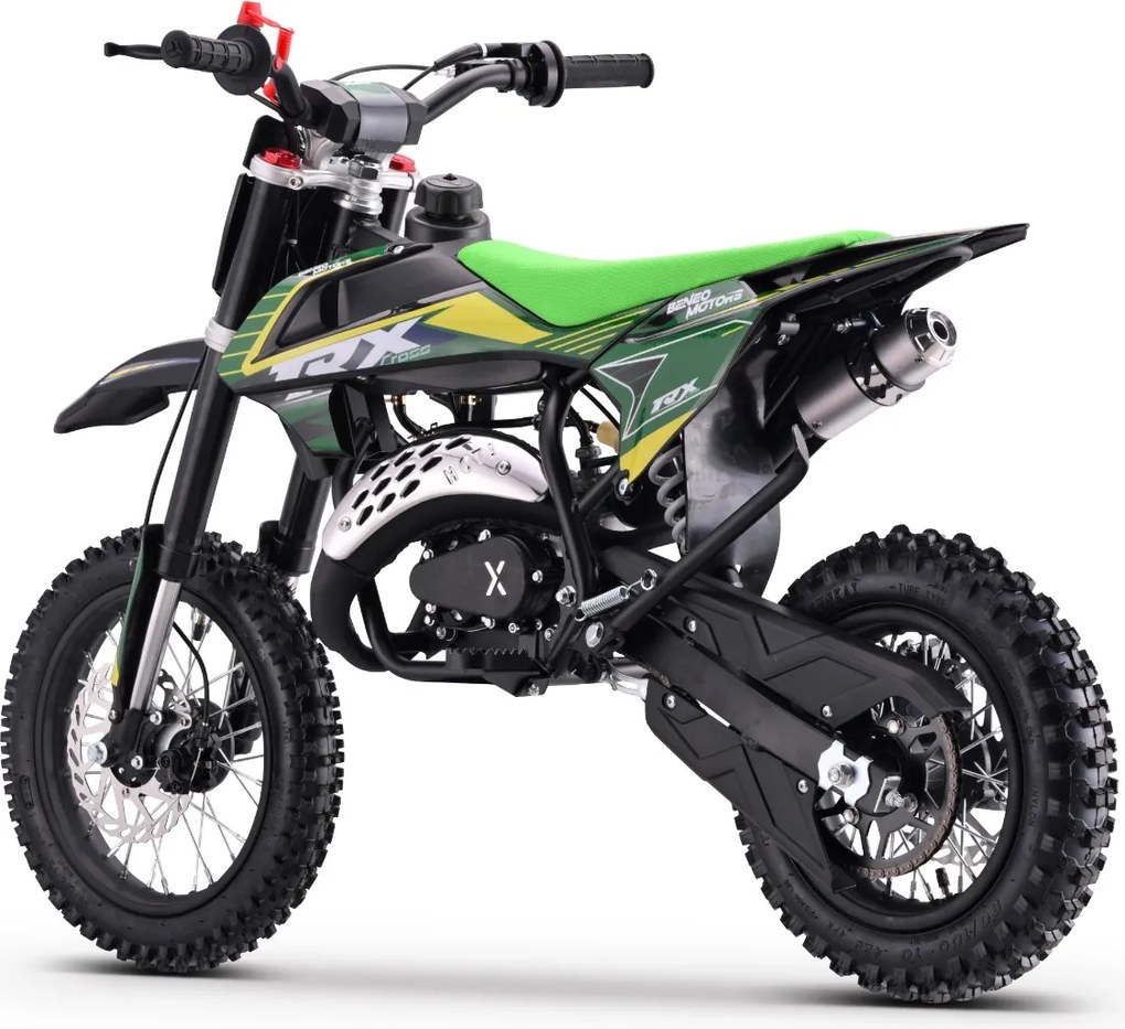 Moto Cross Gasolina para crianças BNO Motors Cross TRX 60 cc Verde
