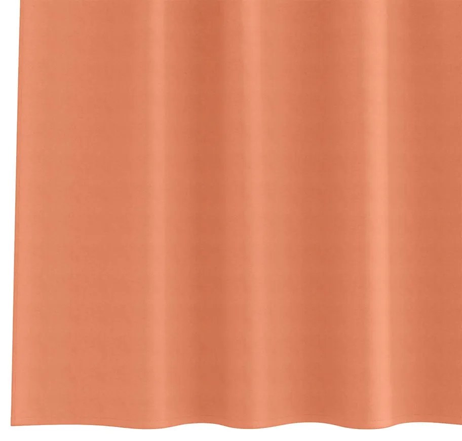 Cortinas com cortinas 2 pcs Terracota 260 x 140 cm Poliéster