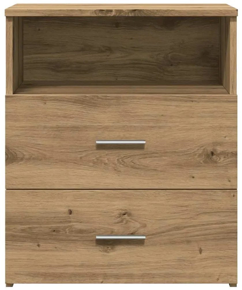 Mesa cabeceira 50x32x60cm derivados madeira carvalho artisiano