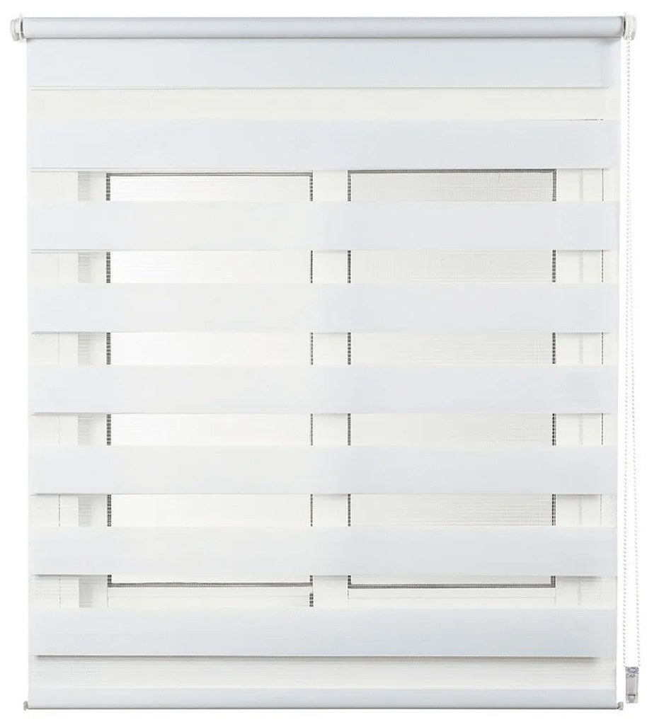 Estore de enrolar Stor Planet Clip&amp;Fix Night&amp;Day Branco 60 x 180 cm