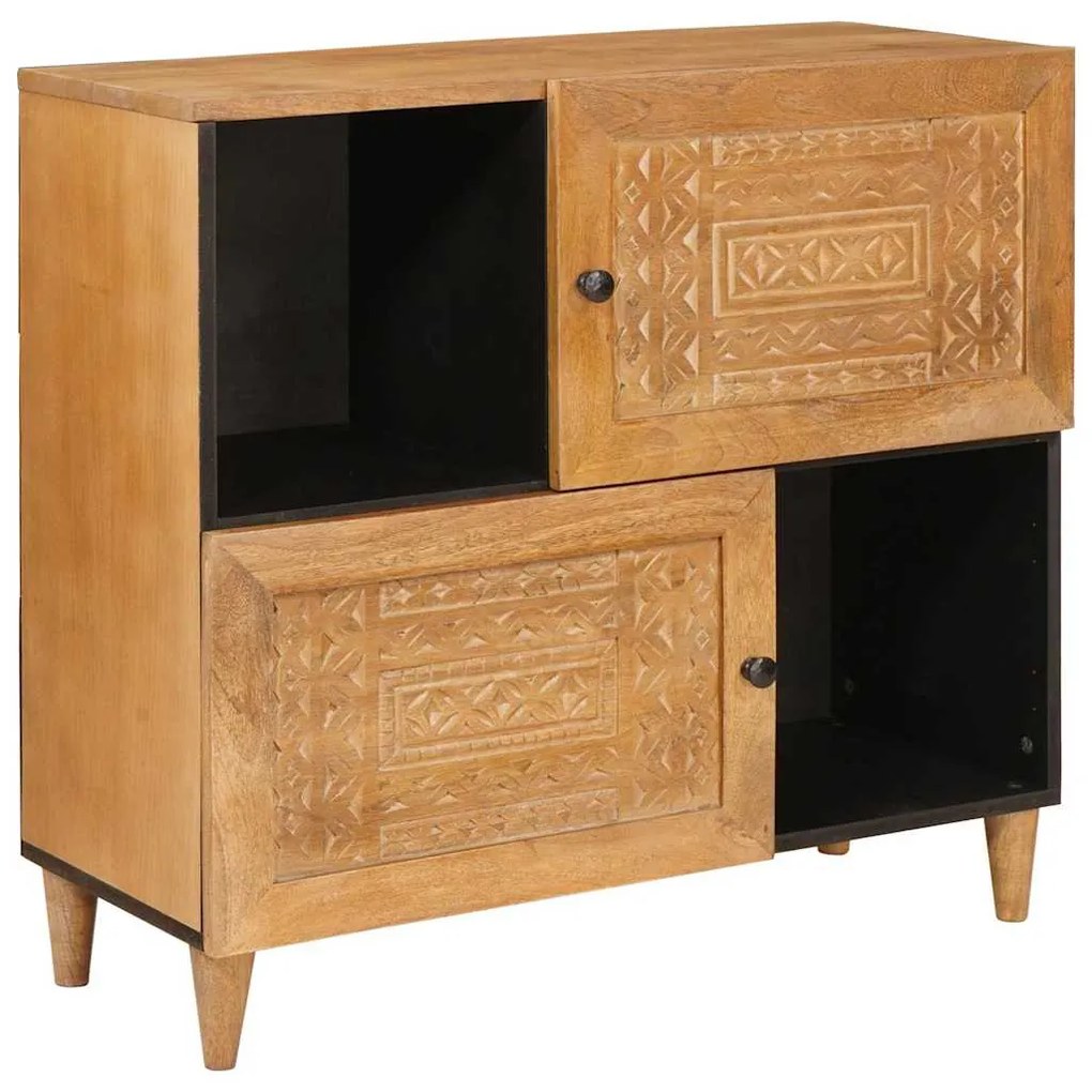 vidaXL Buffet Castanho-claro 33,5 x 80 x 75 cm