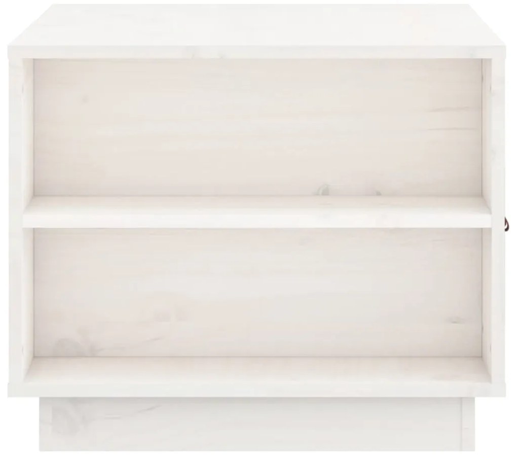 Mesa de centro 100x50x41 cm pinho maciço branco