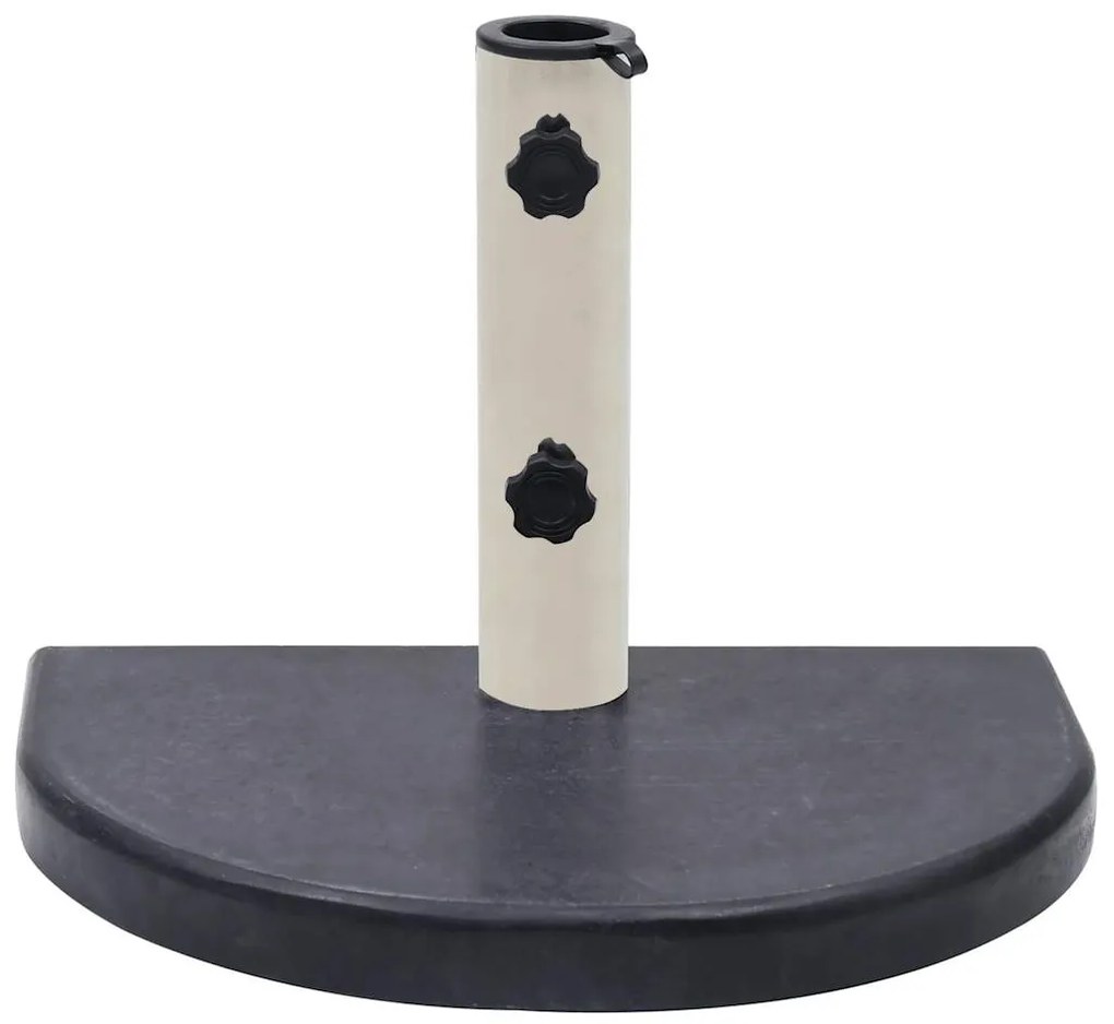 Base para guarda-sol 40x28x4 cm granito preto