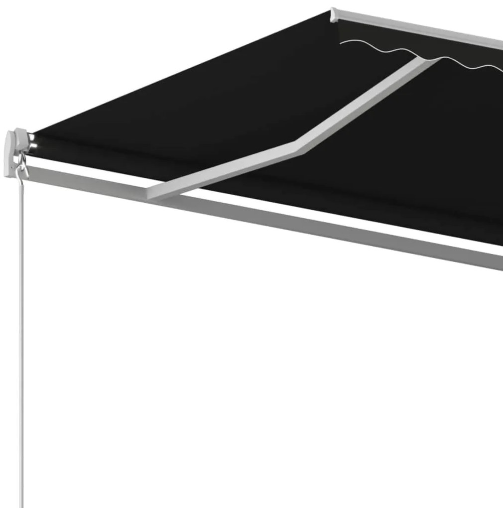 Toldo retrátil manual 450x350 cm antracite