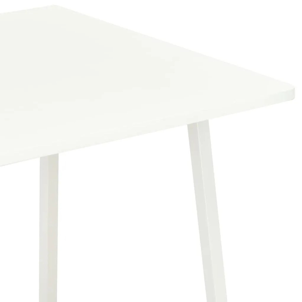 Secretária com unidade de prateleiras 102x50x117 cm branco