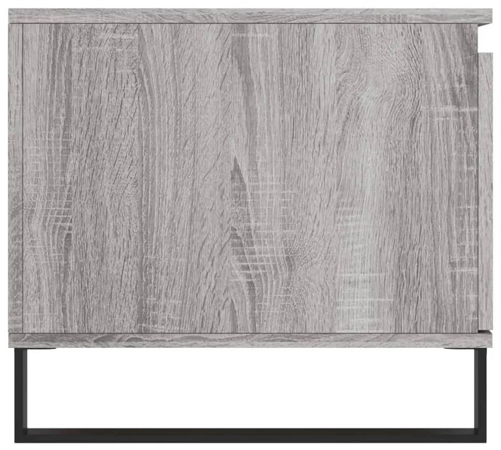 Mesa de centro 100x50x45 cm derivados madeira cinzento sonoma