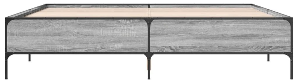 Estrutura de cama 180x200 cm derivados madeira/metal