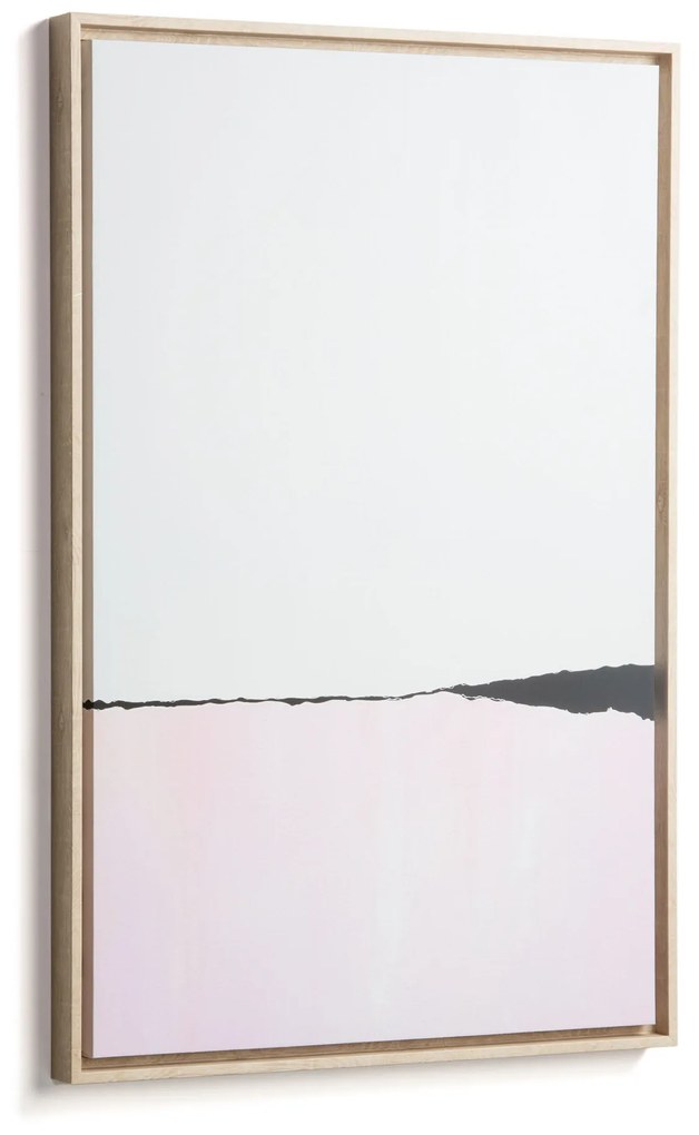 Kave Home - Quadro Wrigley 60 x 90 cm rosa