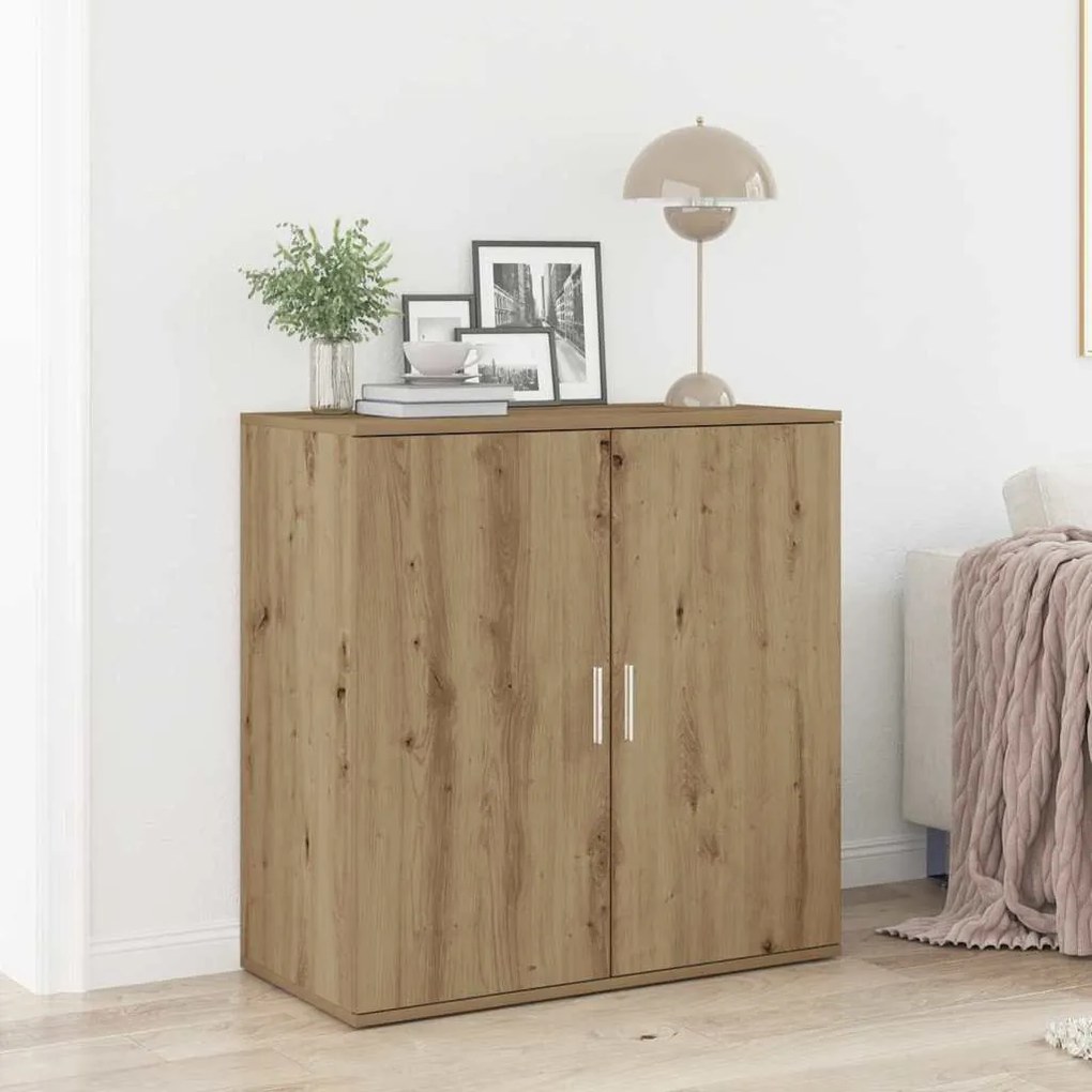 Sideboard vidaXL Artisan Carvalho 79x38x80 cm Madeira engenheirada
