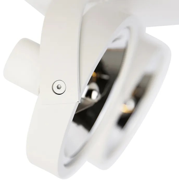 Projetores de design ajustáveis brancos 2-luzes - Go Moderno