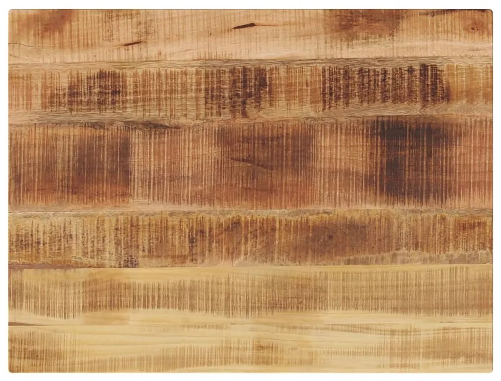 vidaXL Tampo de mesa retangular 80x70x2,5 cm mangueira áspera maciça