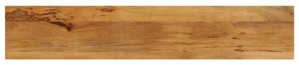 vidaXL Tampo de mesa retangular 160x20x3,8 cm mangueira maciça