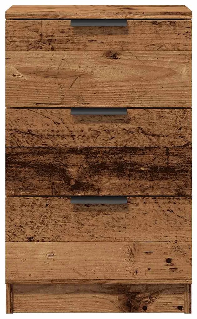 Mesa de cabeceira 40x36x65cm derivados de madeira madeira velha