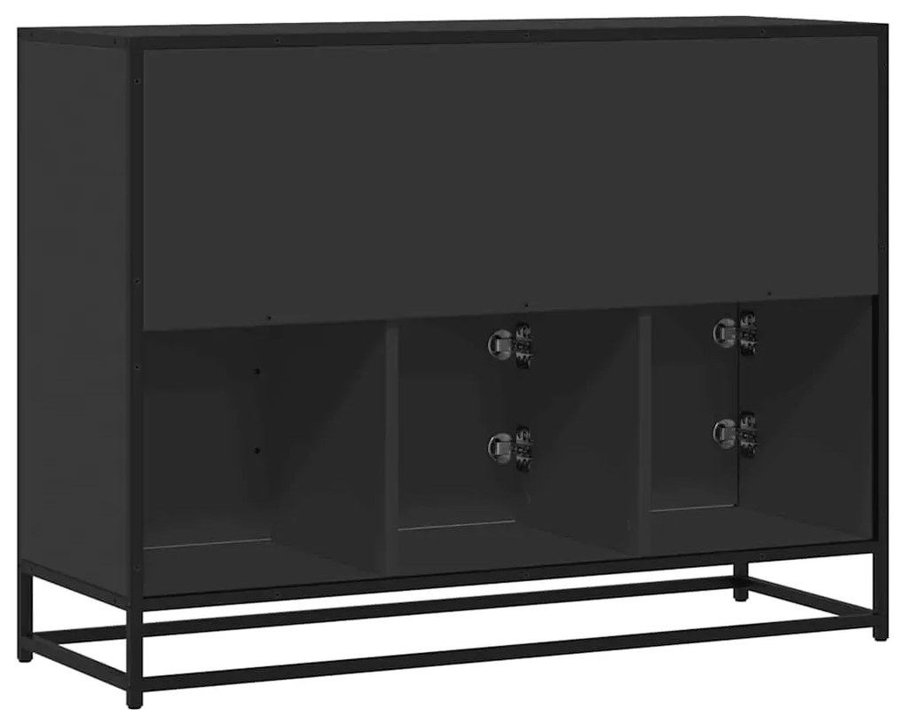 Aparador 100x35x76 cm derivados de madeira preto